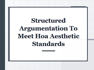A Guide to Hoa Compliance Arguments