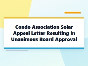 How a Solar Appeal Letter Won Unanimous Board Approval