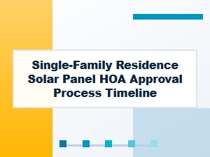 Navigating Hoa Solar Approval: a Homeowner's Timeline