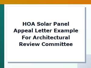 How to Write a Solar Panel Appeal Letter