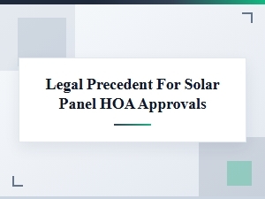 Understanding Solar Panel Rights Against Hoa Rules